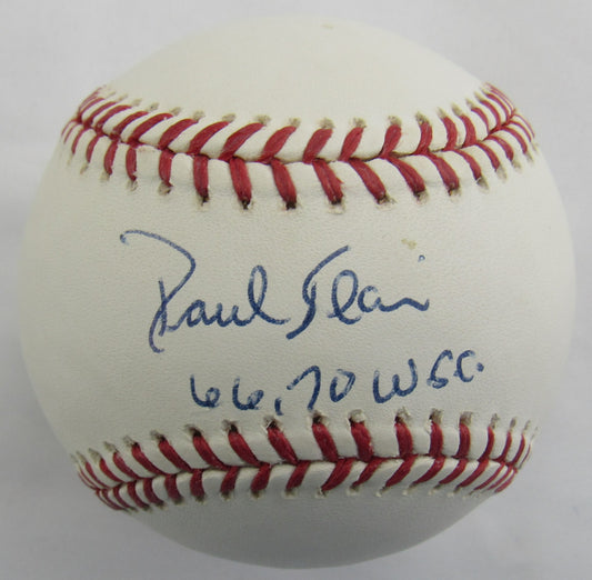 Paul Blair Signed Auto Rawlings Baseball JSA U83687