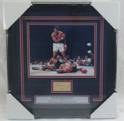 Muhammad Ali Signed Auto Autograph Framed Cut JSA LOA BB12633