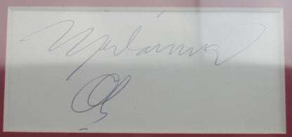 Muhammad Ali Signed Auto Autograph Framed Cut JSA LOA BB12628