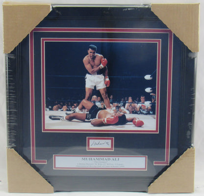 Muhammad Ali Signed Auto Autograph Framed Cut JSA LOA XX23122