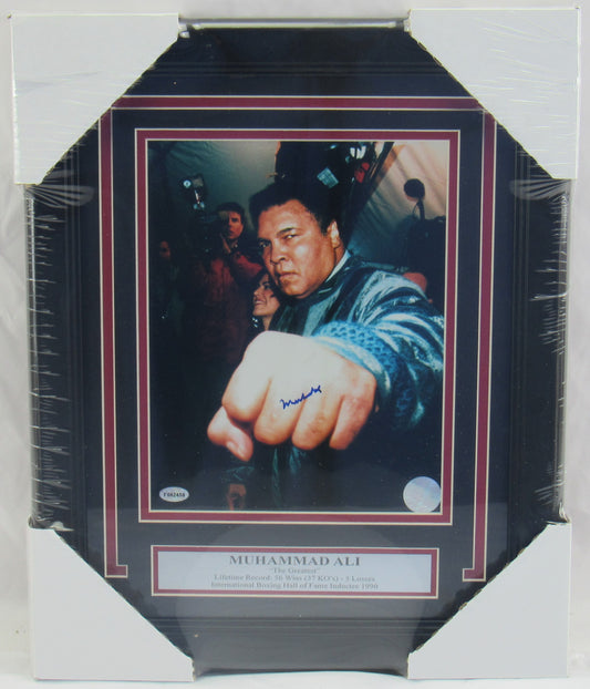 Muhammad Ali Signed Auto Autograph Framed Photo JSA LOA XX11529