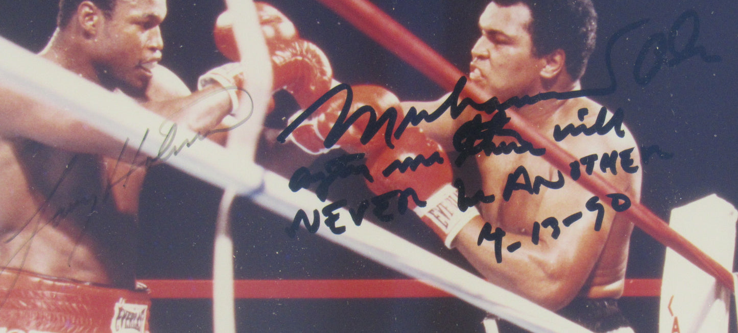 Muhammad Ali Signed Auto Autograph Framed Photo JSA B78193