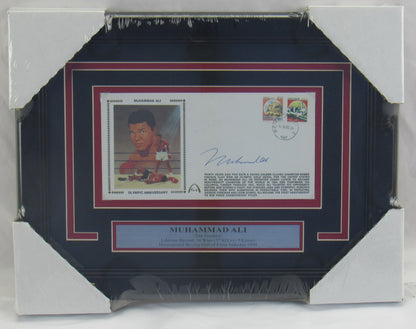 Muhammad Ali Signed Auto Autograph Framed Envelope PSA/DNA H42710