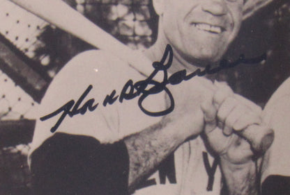 Mickey Mantle Hank Bauer Moose Skowron Signed Auto Autograph Framed Photo JSA LOA YY48891