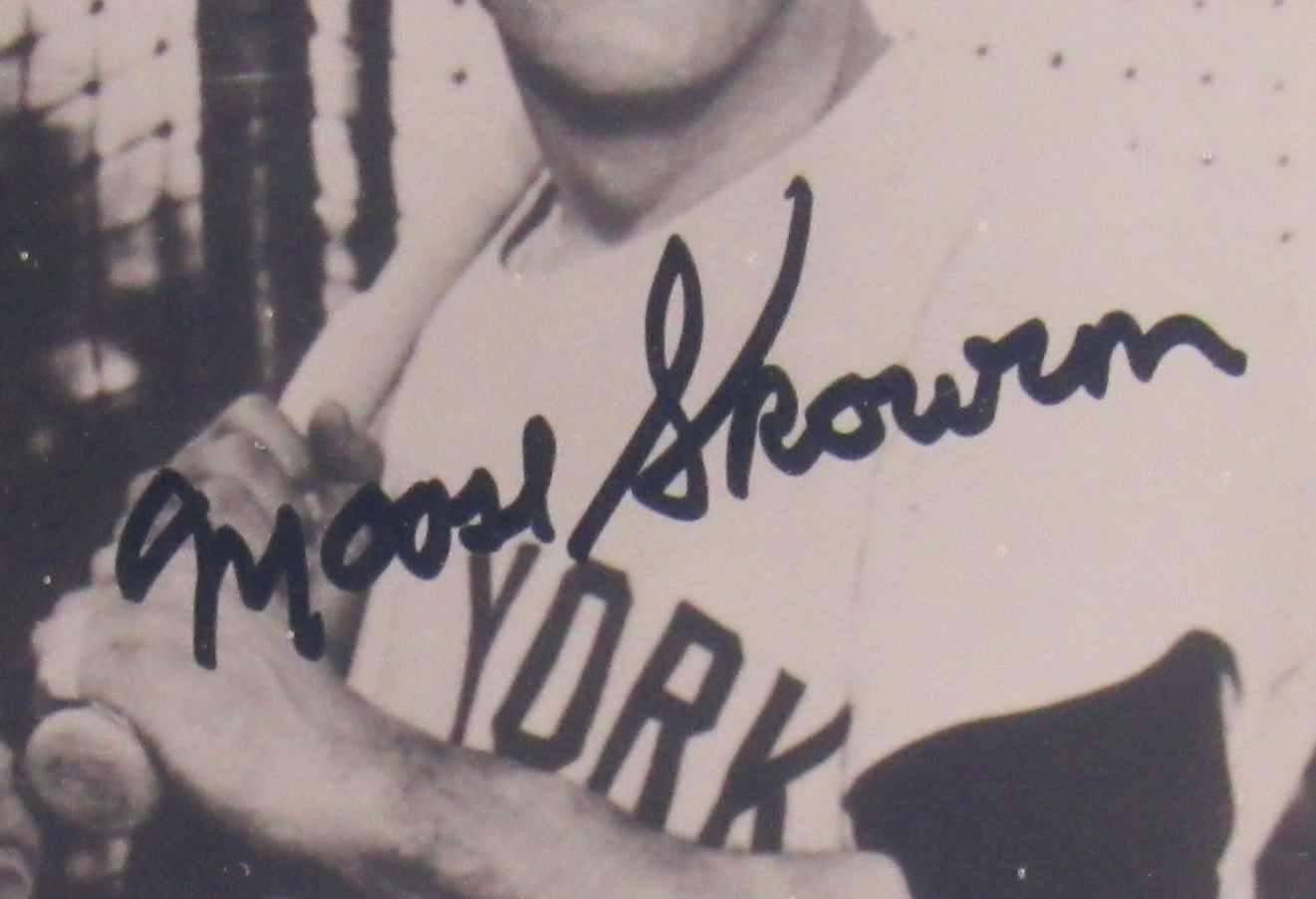 Mickey Mantle Hank Bauer Moose Skowron Signed Auto Autograph Framed Photo JSA LOA YY48891