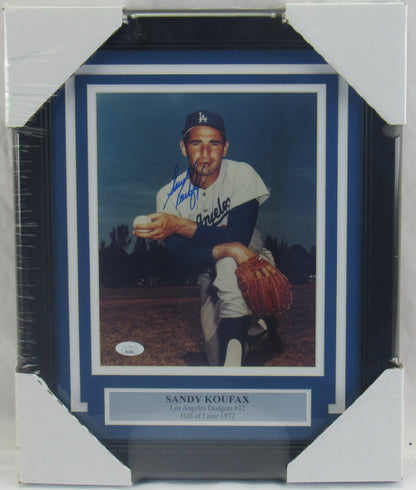 Sandy Koufax Signed Auto Autograph Framed Photo JSA AR22816