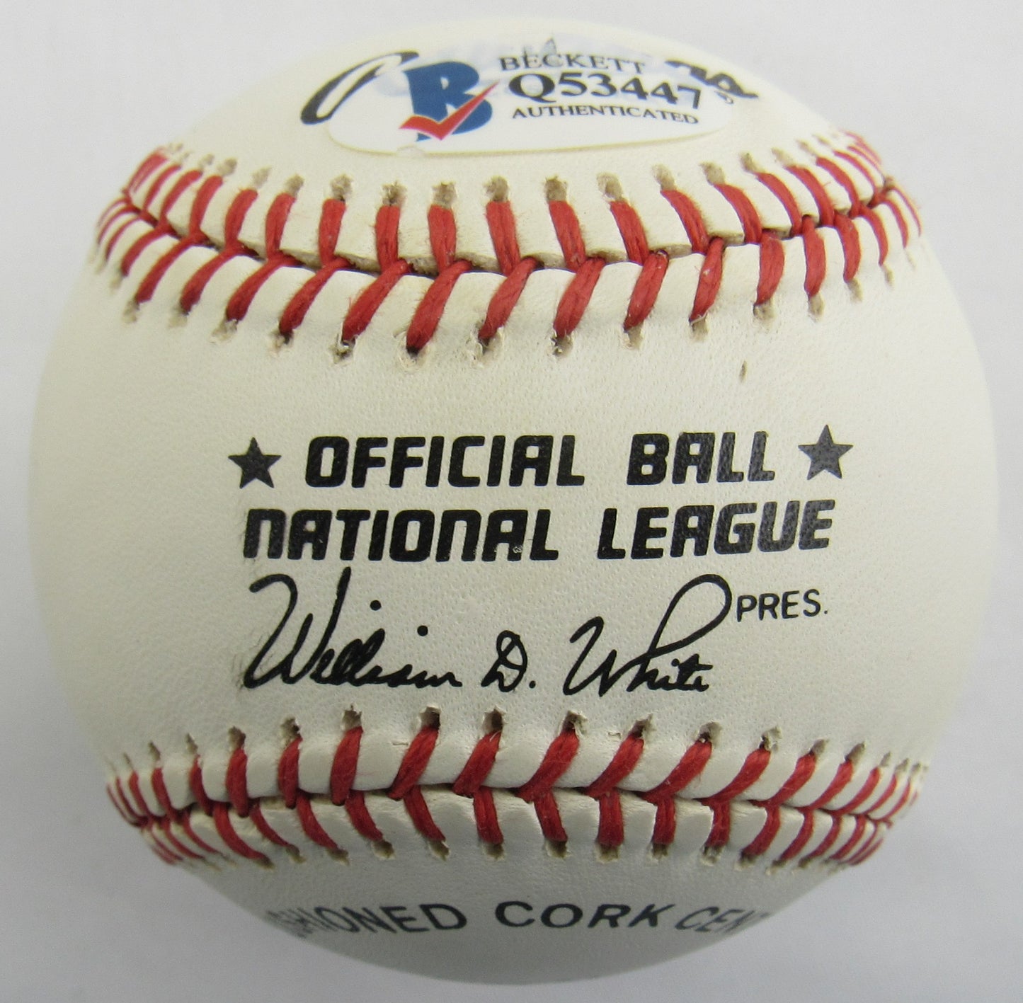 Duke Snider Signed Auto Rawlings Baseball Beckett Q53447 - pristine sold 12-10
