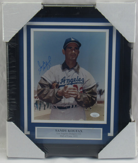 Sandy Koufax Signed Auto Autograph Framed Photo JSA AR22820