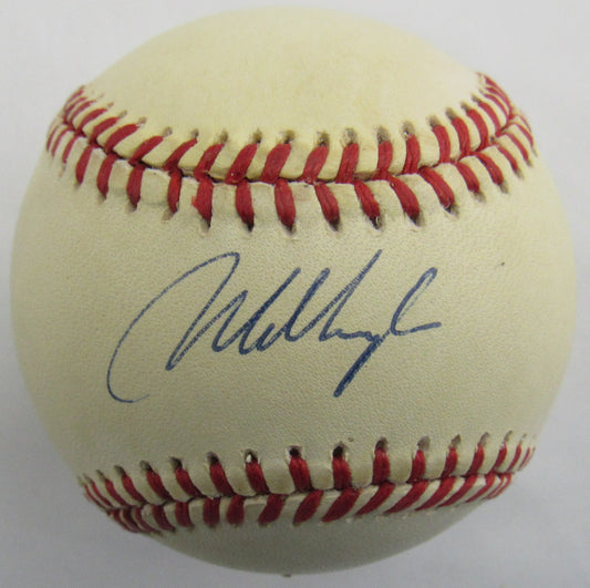Mo Vaughn Signed Auto Rawlings Baseball Beckett H87196