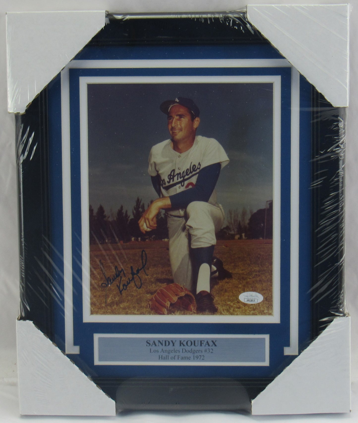 Sandy Koufax Signed Auto Autograph Framed Photo JSA AR22815