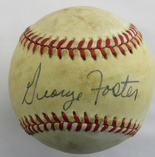 George Foster Signed Auto Rawlings Baseball PSA/DNA AE83803