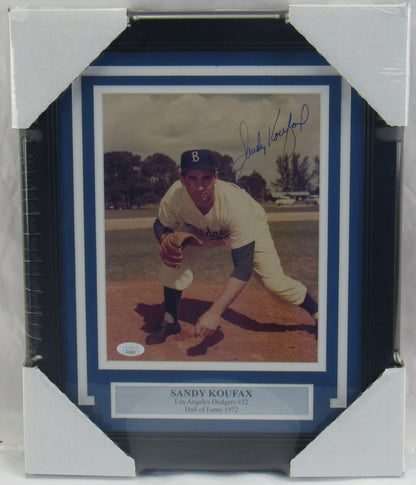 Sandy Koufax Signed Auto Autograph Framed Photo JSA AR22822