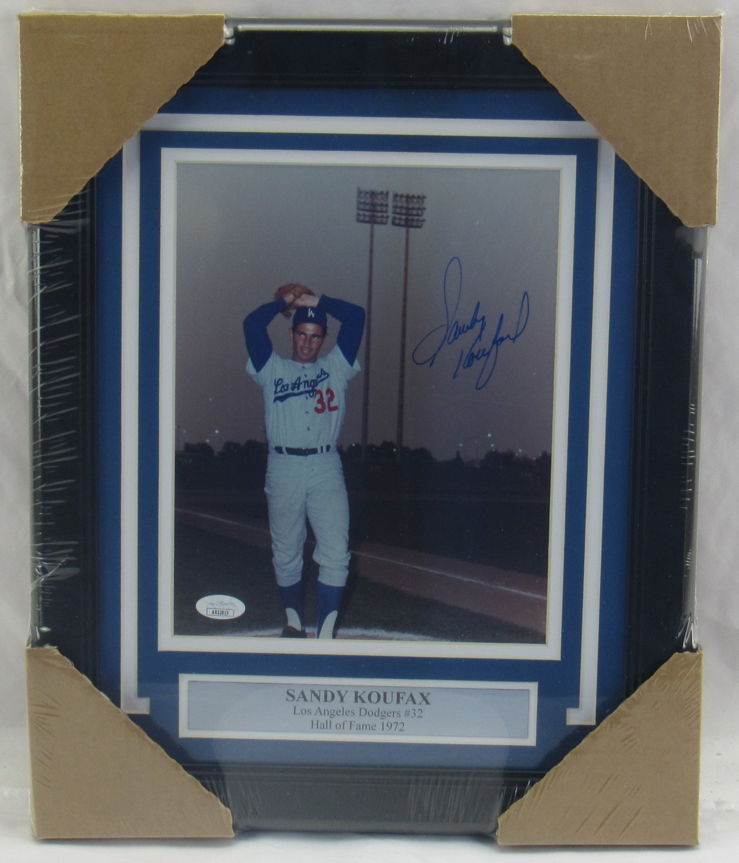 Sandy Koufax Signed Auto Autograph Framed Photo JSA AR22813