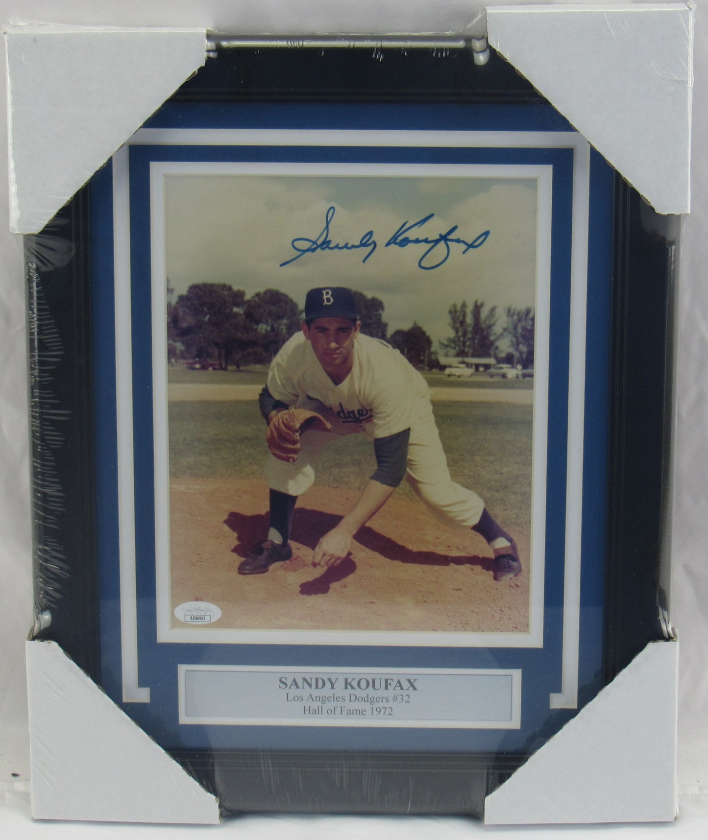 Sandy Koufax Signed Auto Autograph Framed Photo JSA AS04903