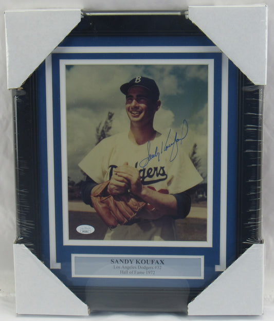 Sandy Koufax Signed Auto Autograph Framed Photo JSA AR22821