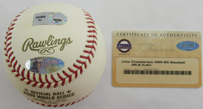 Joba Chamberlain Signed Auto Rawlings Baseball Steiner COA
