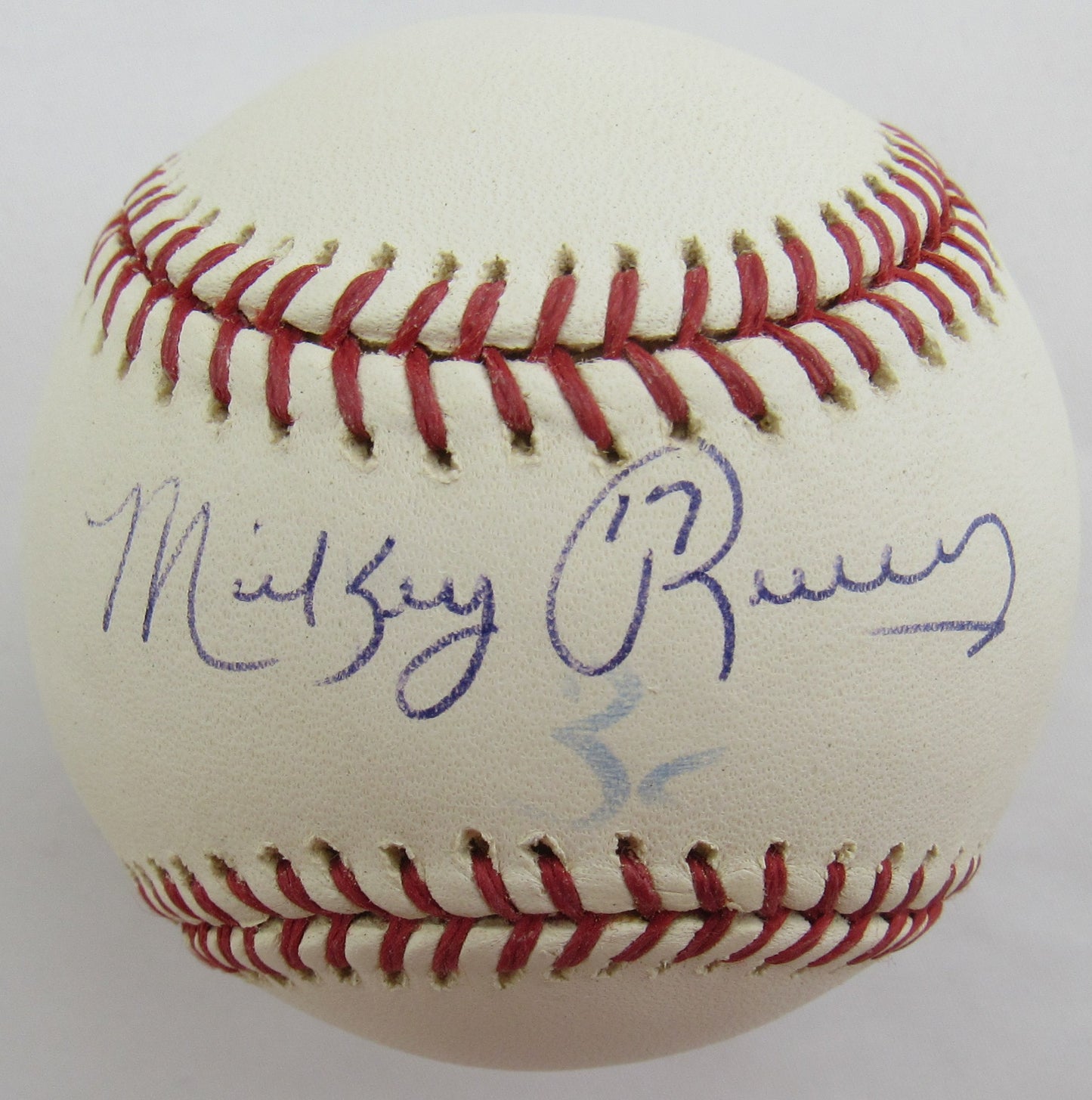 Mickey Rivers Signed Auto Rawlings Baseball Steiner COA