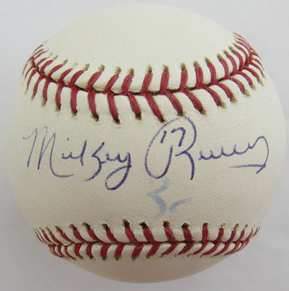 Mickey Rivers Signed Auto Rawlings Baseball Steiner COA