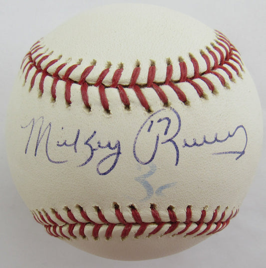 Mickey Rivers Signed Auto Rawlings Baseball Steiner COA