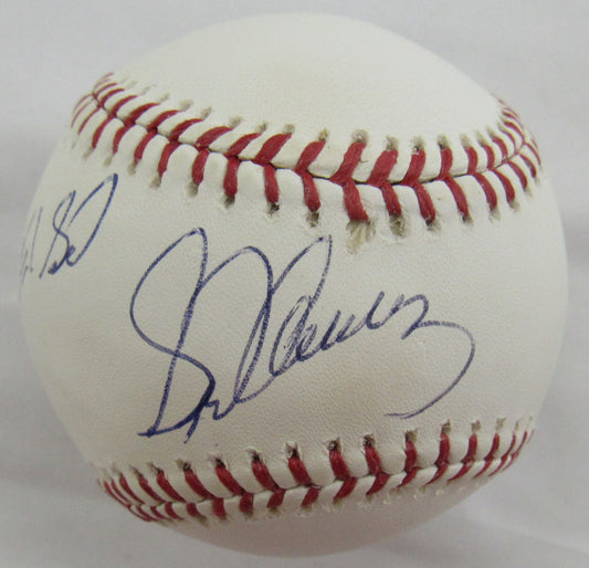 Sid Fernandez Signed Auto Rawlings Baseball MLB Holo EK841645