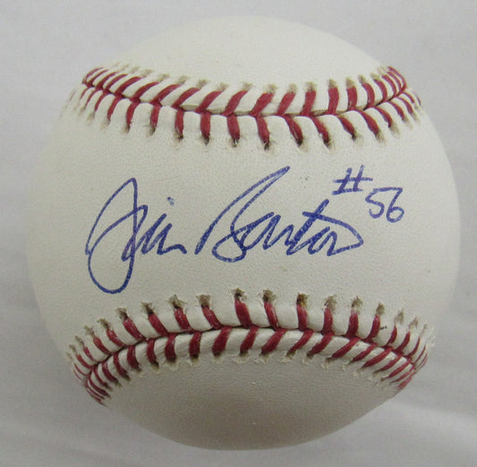 Jim Bouton Signed Auto Rawlings Baseball B161