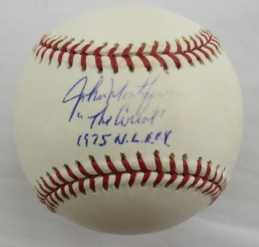 John Montefusco Signed Auto Rawlings Baseball B161