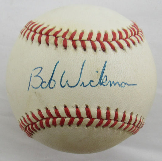 Bob Wickman Signed Auto Rawlings Baseball B161