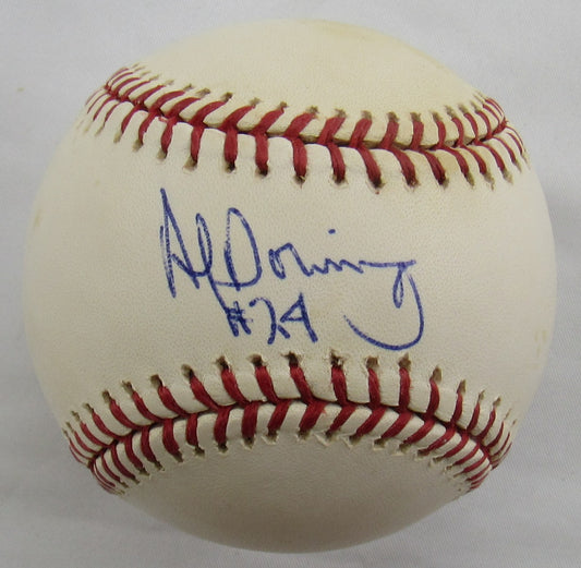 Al Downing Signed Auto Rawlings Baseball B161