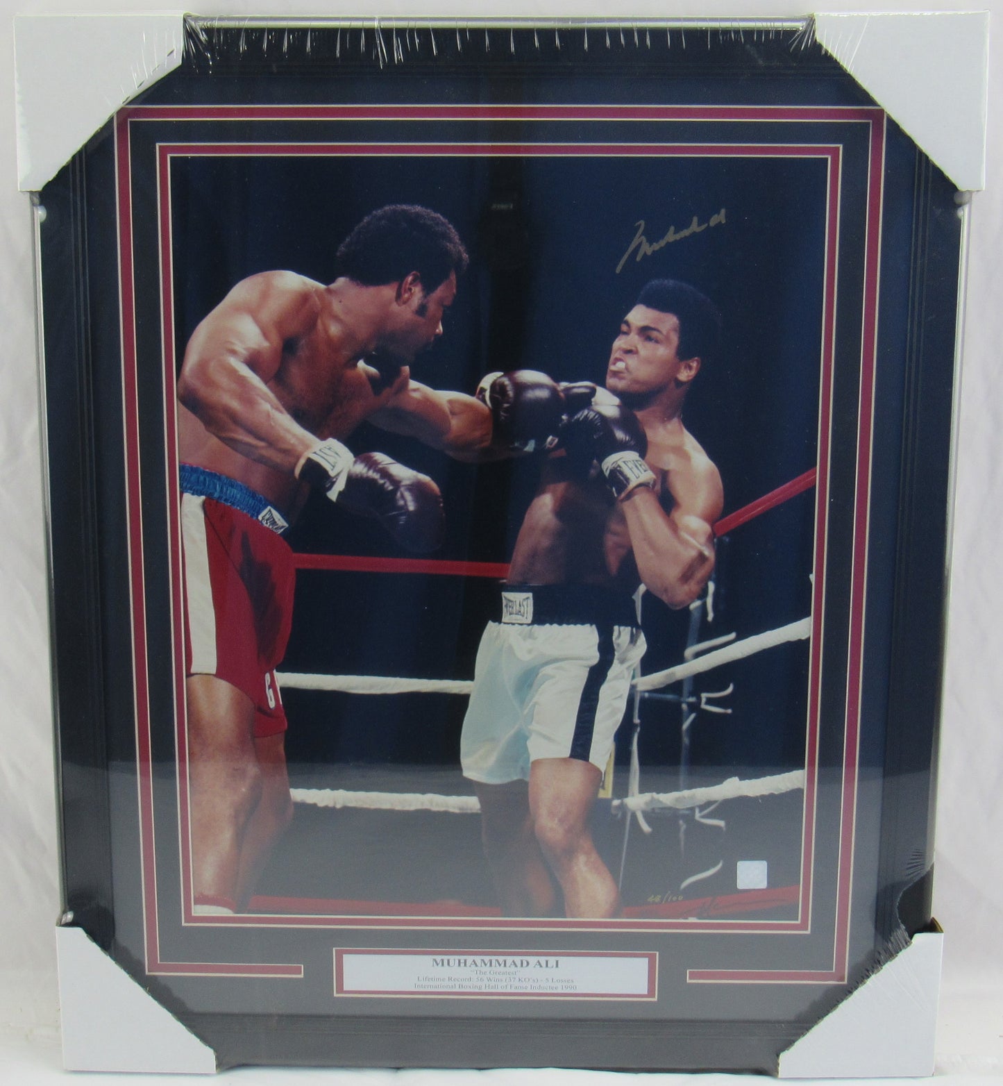 Muhammad Ali Signed 16x20 Auto Autograph Framed Photo JSA LOA