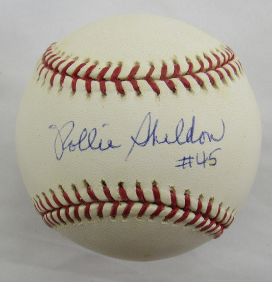Rollie Sheldon Signed Auto Rawlings Baseball B161