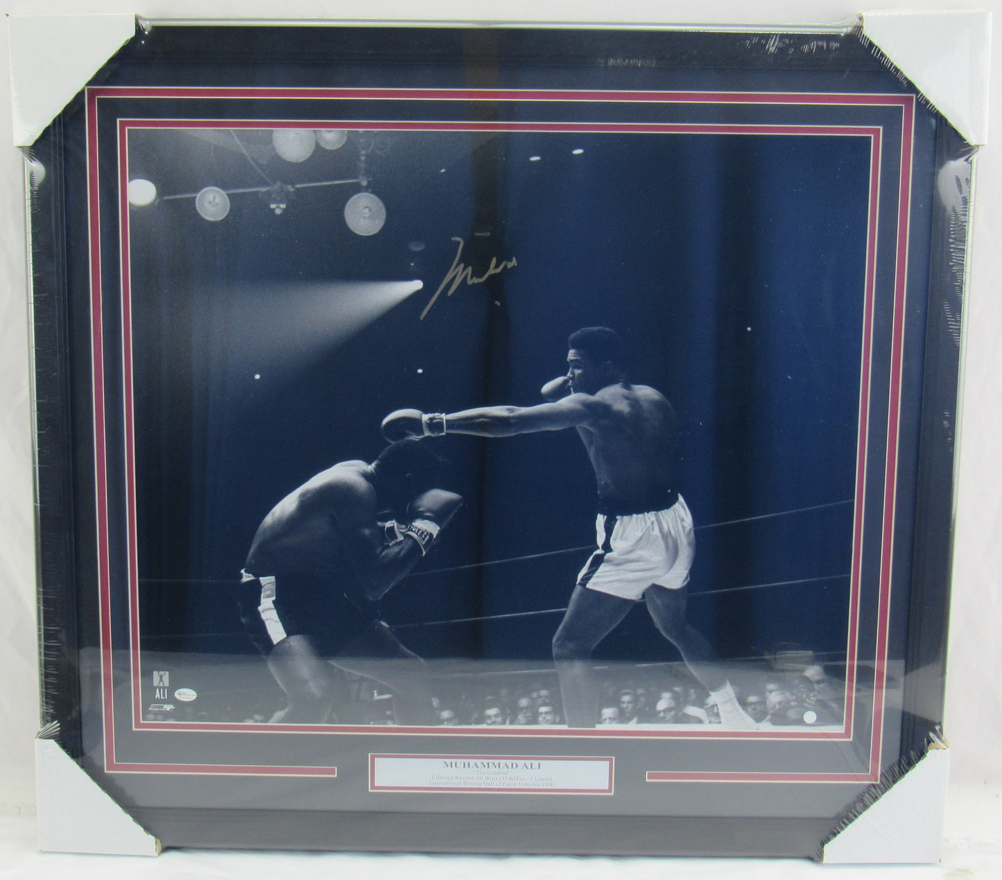 Muhammad Ali Signed 16x20 Auto Autograph Framed Photo JSA LOA