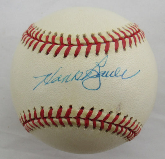 Hank Bauer Signed Auto Rawlings Baseball B161