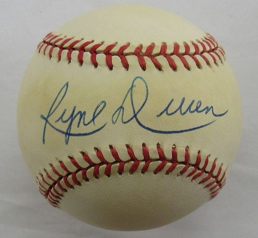 Ryne Duren Signed Auto Rawlings Baseball B161