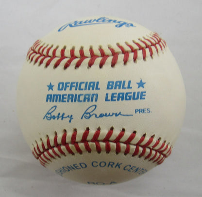 Randy Gumpert Signed Auto Rawlings Baseball B162