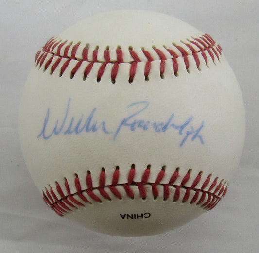 Willie Randolph Signed Auto Rawlings Baseball B162