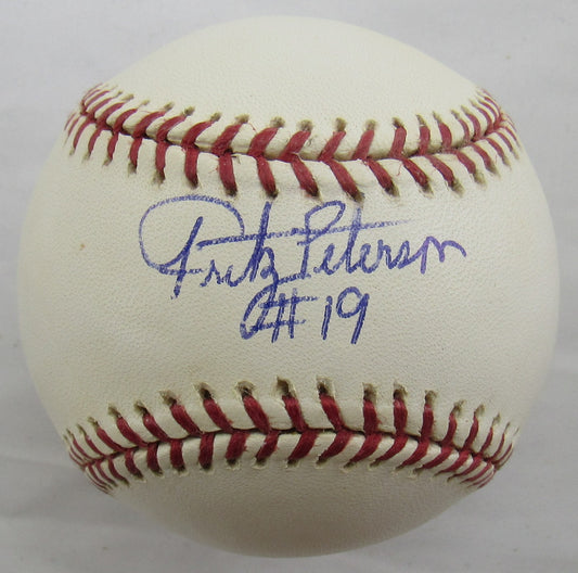 Fritz Peterson Signed Auto Rawlings Baseball B162