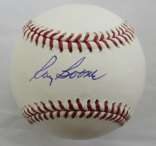 Ray Boone Signed Auto Rawlings Baseball B162