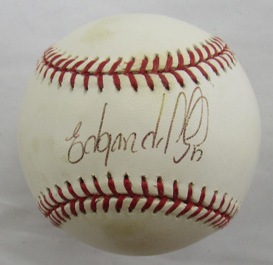 Edgardo Alfonso Signed Auto Rawlings Baseball B162