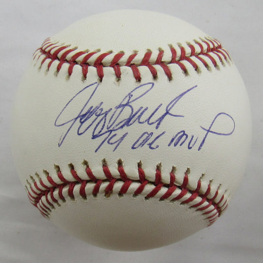 Jeff Burroughs Signed Auto Rawlings Baseball B162
