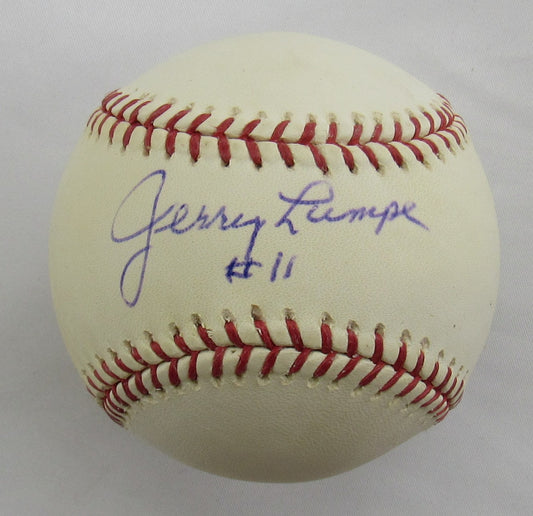 Jerry Lumpe Signed Auto Rawlings Baseball B163