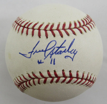 Fred Stanley Signed Auto Rawlings Baseball B163