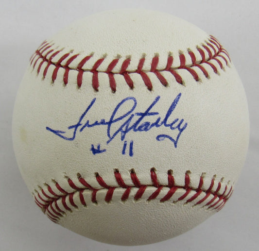 Fred Stanley Signed Auto Rawlings Baseball B163