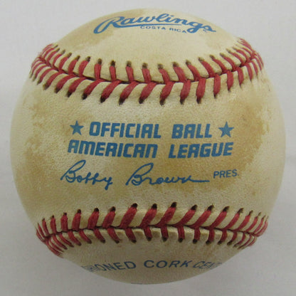 Bobby Brown Signed Auto Rawlings Baseball B163
