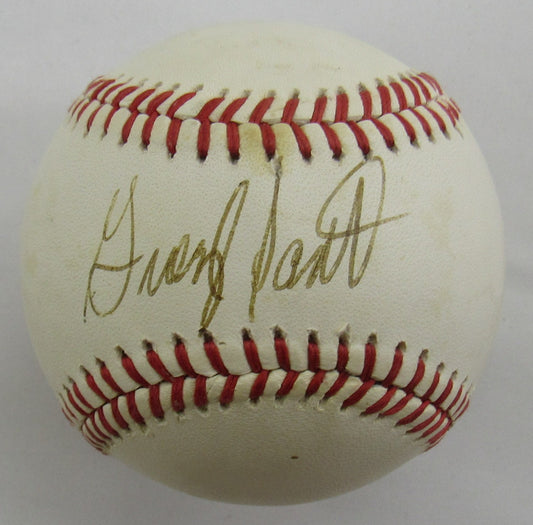 George Scott Signed Auto Rawlings Baseball B163