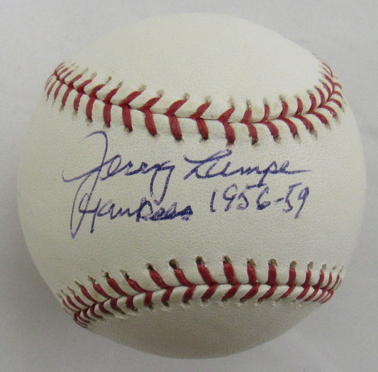 Jerry Lumpe Signed Auto Rawlings Baseball B163