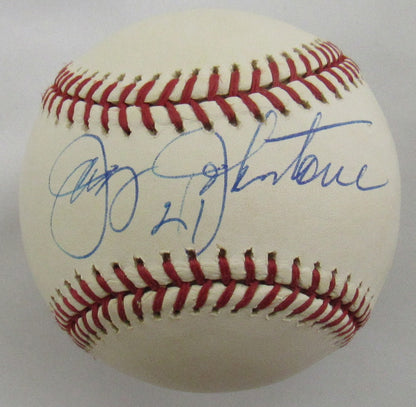 Jay Johnstone Signed Auto Rawlings Baseball B164