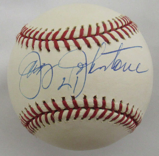 Jay Johnstone Signed Auto Rawlings Baseball B164