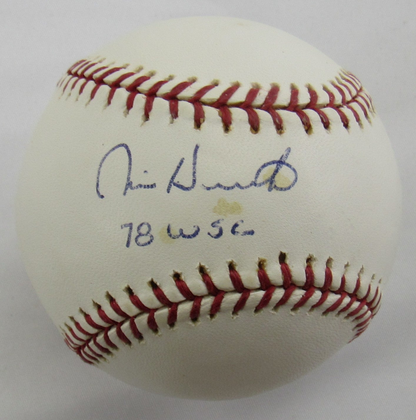 Mike Heath Signed Auto Rawlings Baseball B164