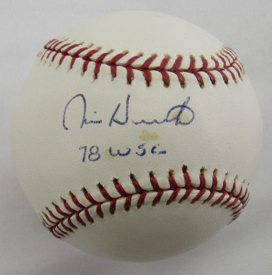 Mike Heath Signed Auto Rawlings Baseball B164