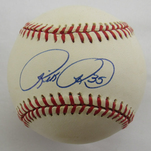 Rick Reed Signed Auto Rawlings Baseball B165